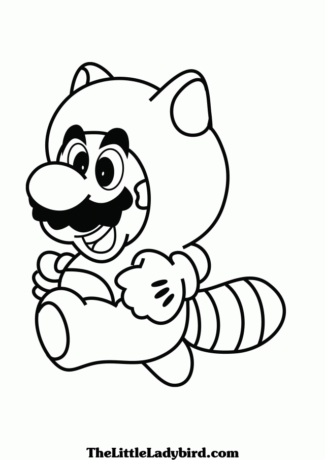 Mario Cars Colouring Pages 