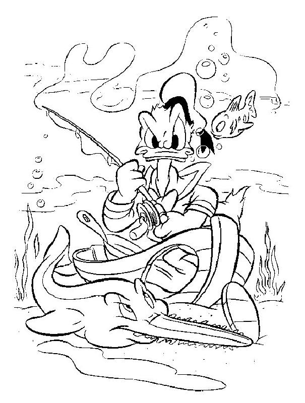 Donald Duck | Free Printable Coloring Pages