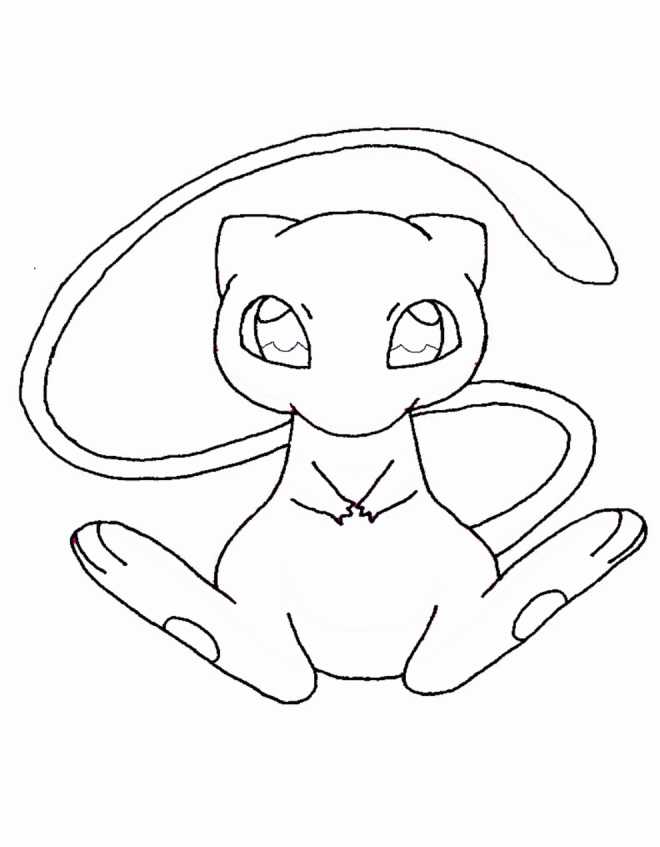 ing mew Colouring Pages