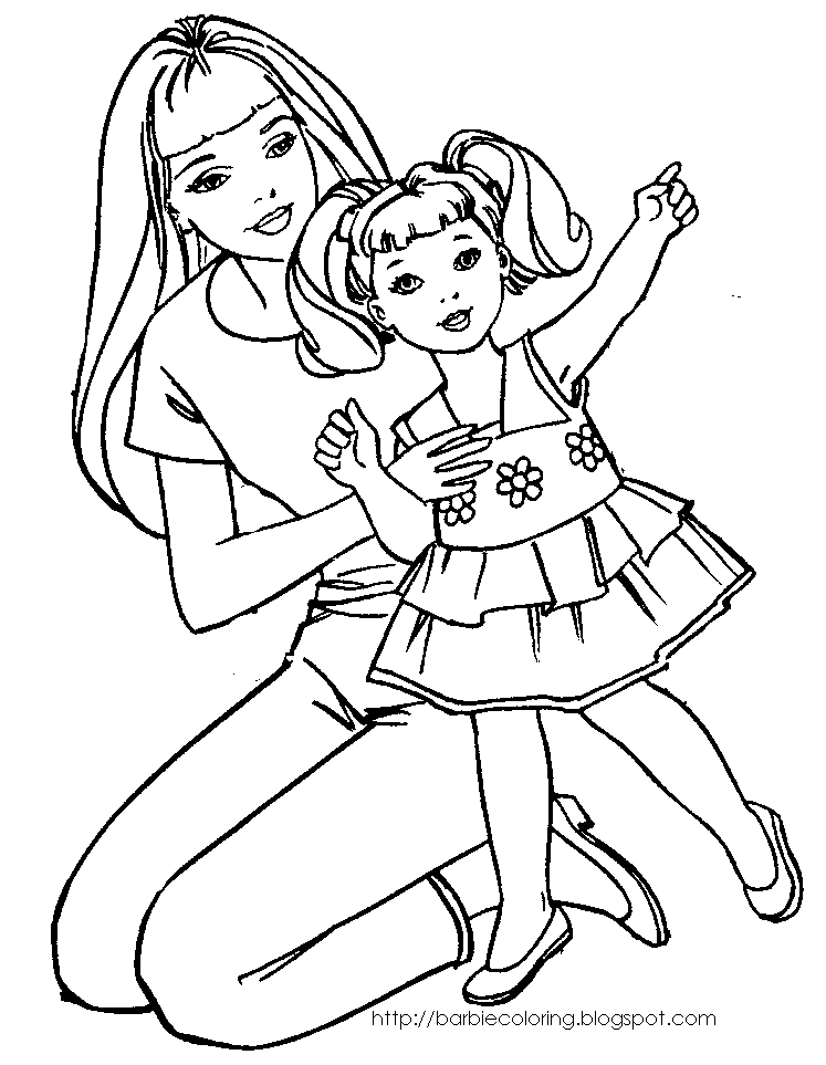 Free Barbie Coloring Book Pages, Download Free Barbie Coloring Book