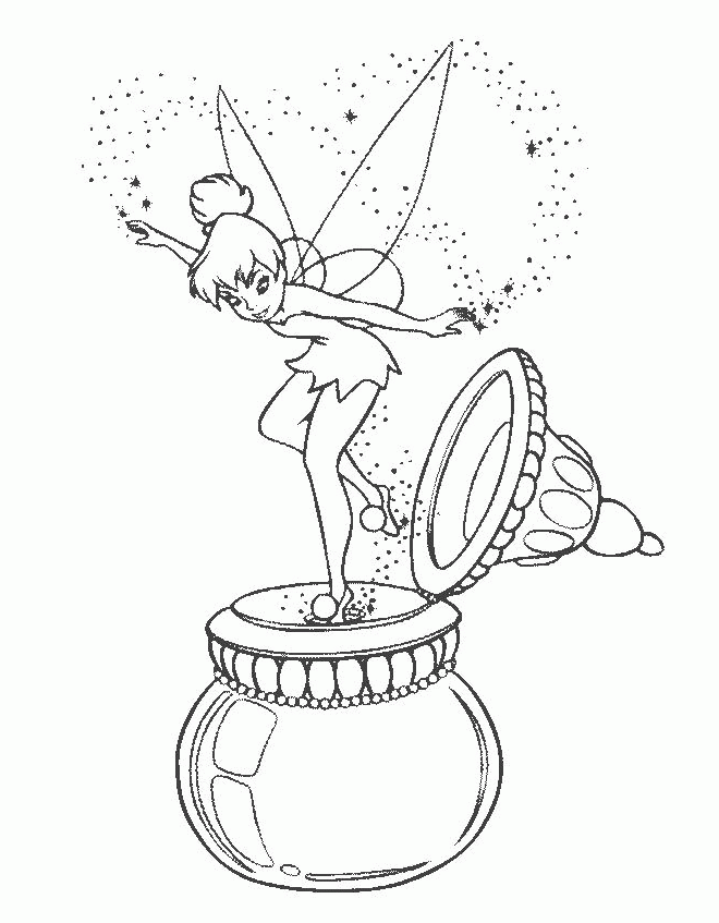 tinker-bell para color Colouring Pages