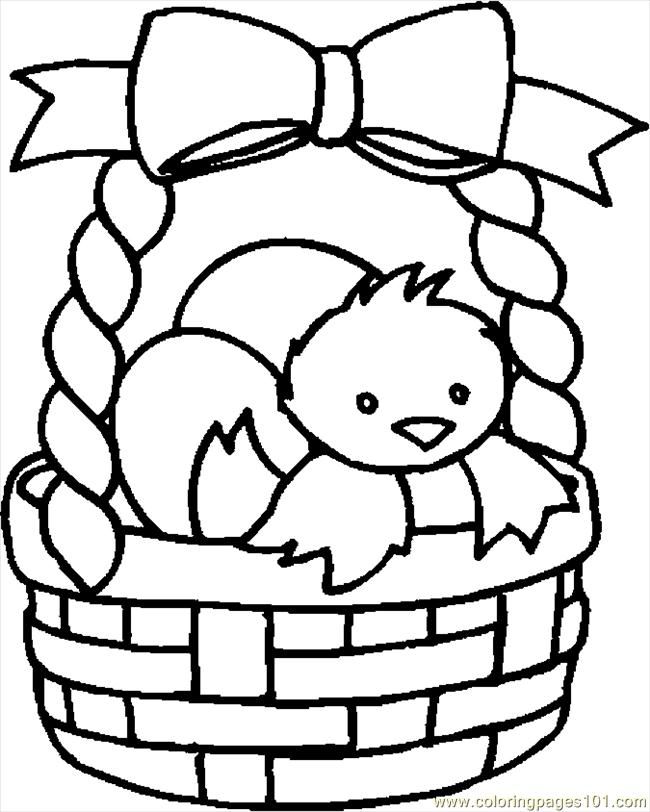Easy Easter Colouring Pages Clip Art Library