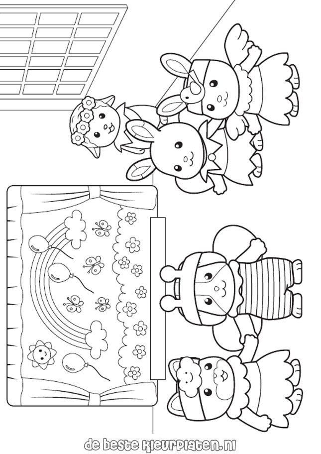 calico critters coloring book