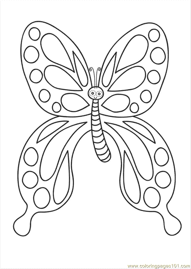 Coloring Pages Butterfly Coloring Pages (Insects  Butterfly