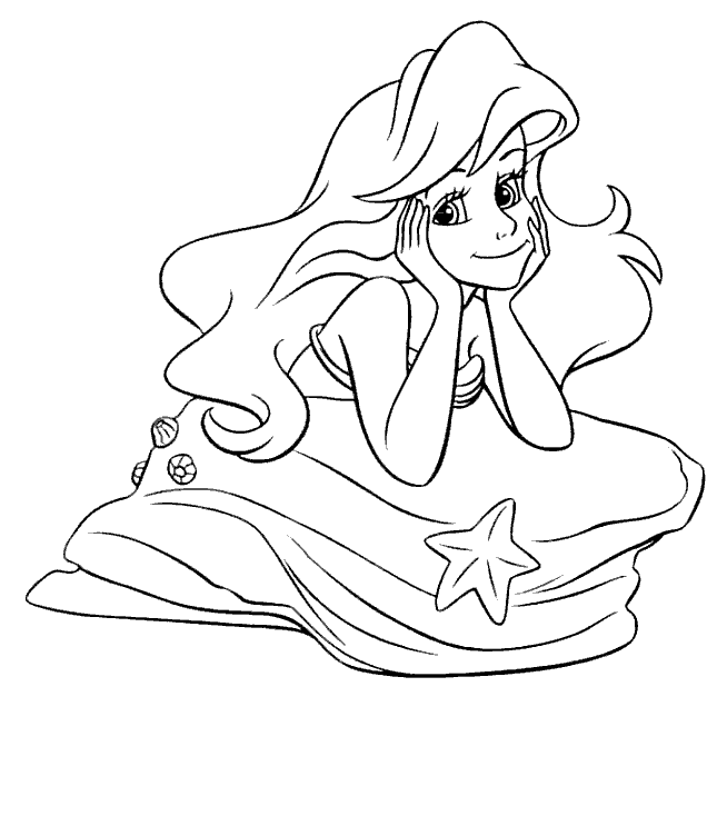 Ariel Coloring Page | Coloring Pages To Print