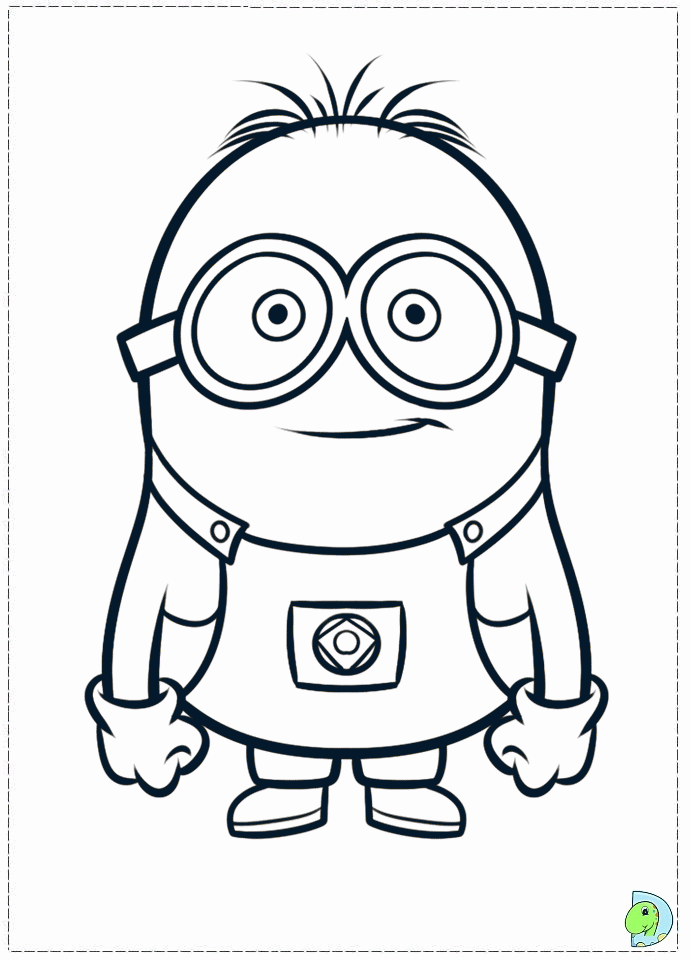 Minions Coloring page free download