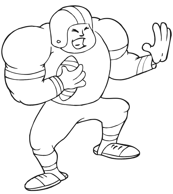American Football Coloring Pages - Sports Coloring Pages