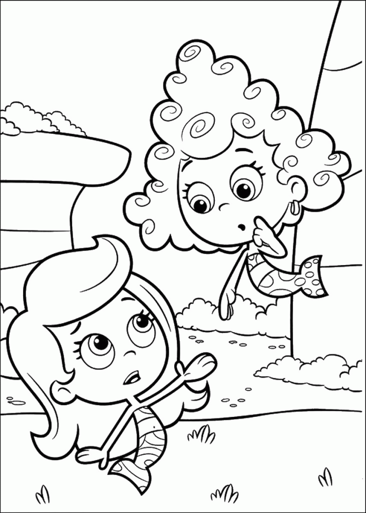 Cartoon: Wonderful Bubble Guppies Cl Coloring Pages Picture