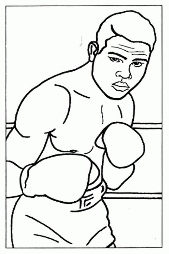 Free Olympic Boxing Coloring Pages, Download Free Olympic Boxing