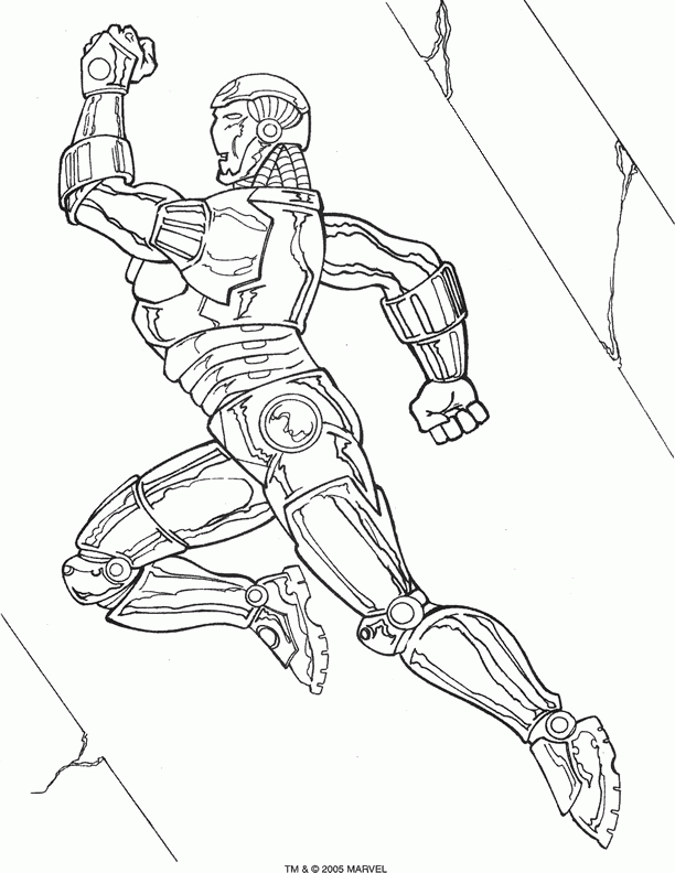 Coloring Page - Iron man coloring Page
