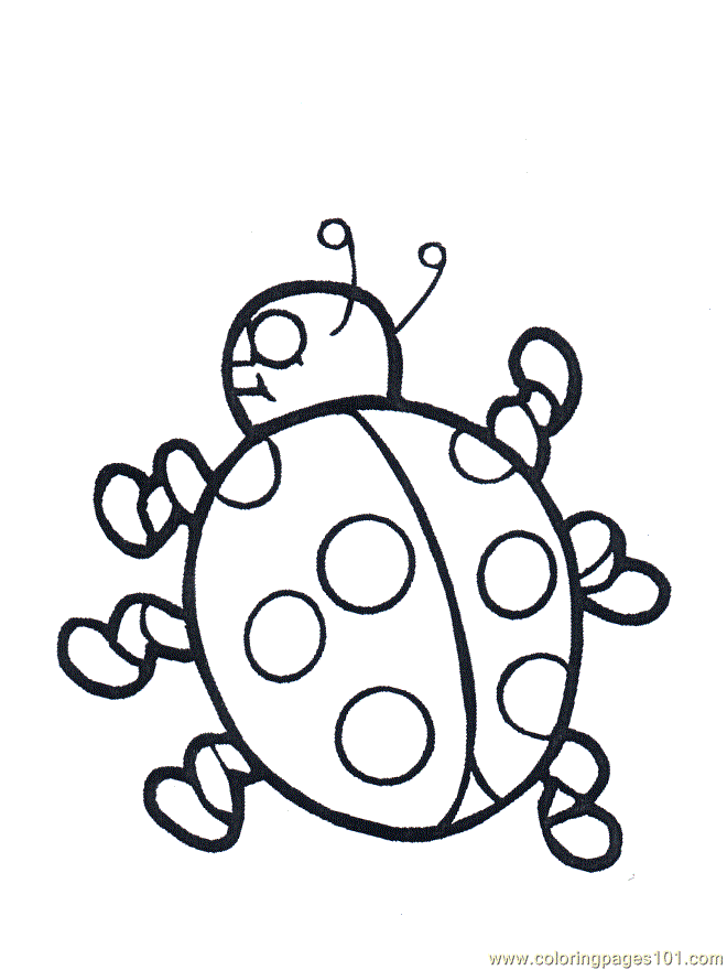 Coloring Pages Ladybugs (Insects  ladybugs) | free printable