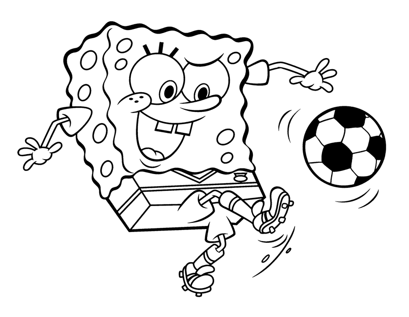 Spongebob Printable Coloring Pages - Free Coloring Page