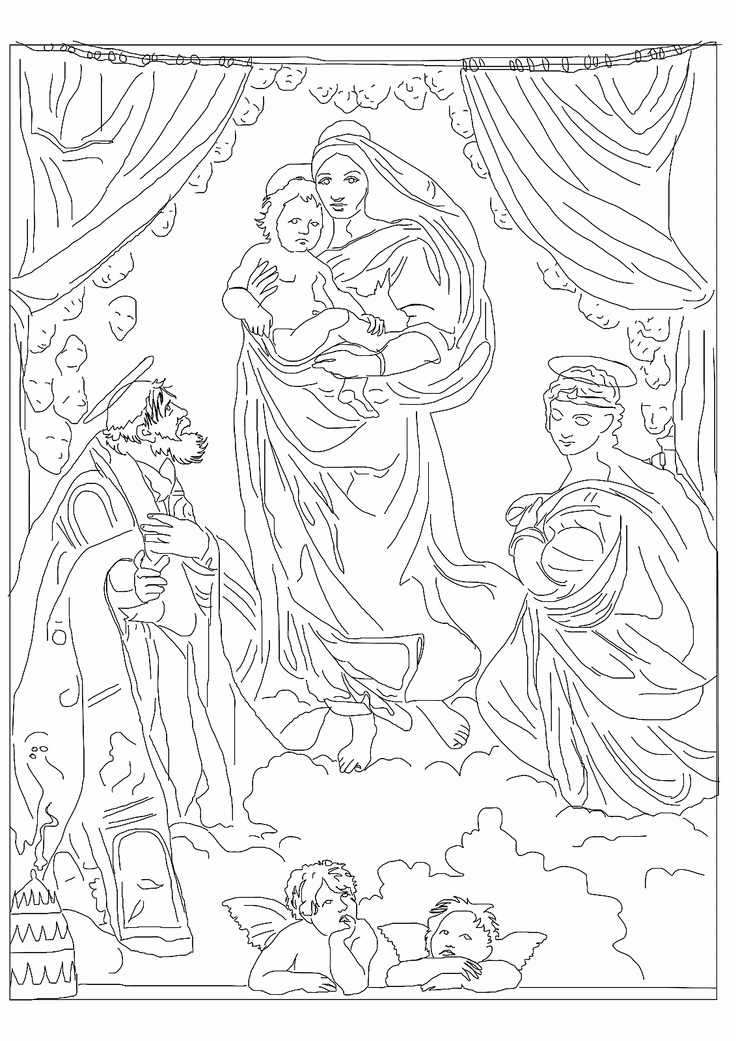 Pin by Betty Gootee on Catholic Coloring Pages