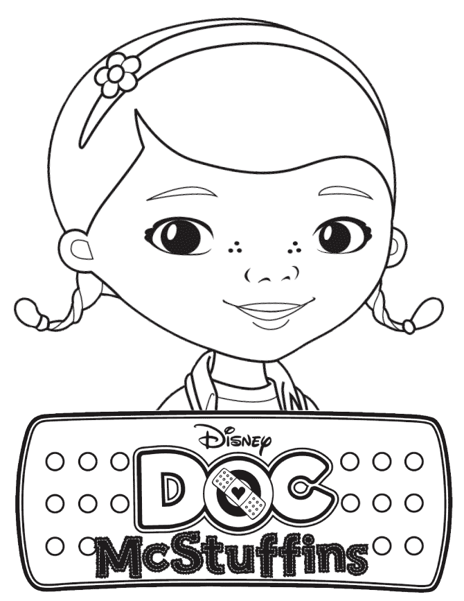 Free Disney Junior Doc Mcstuffins Coloring Pages Download Free
