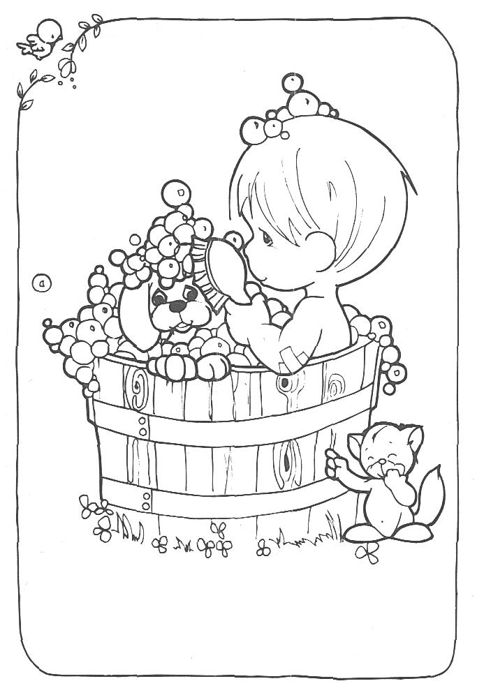all precious moments Colouring Pages