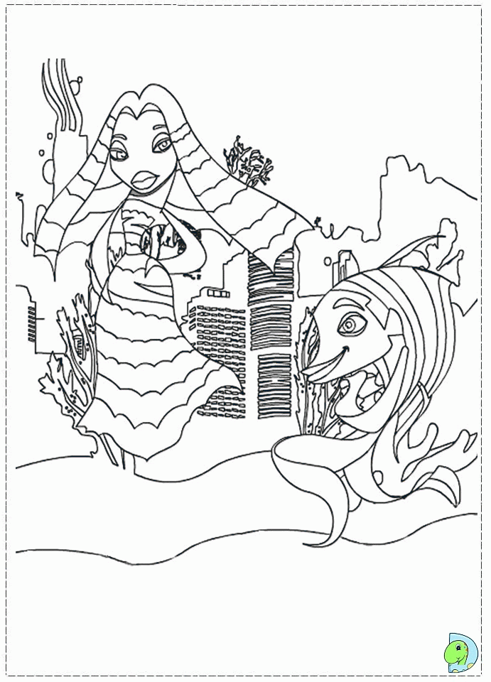 sharktale Colouring Pages