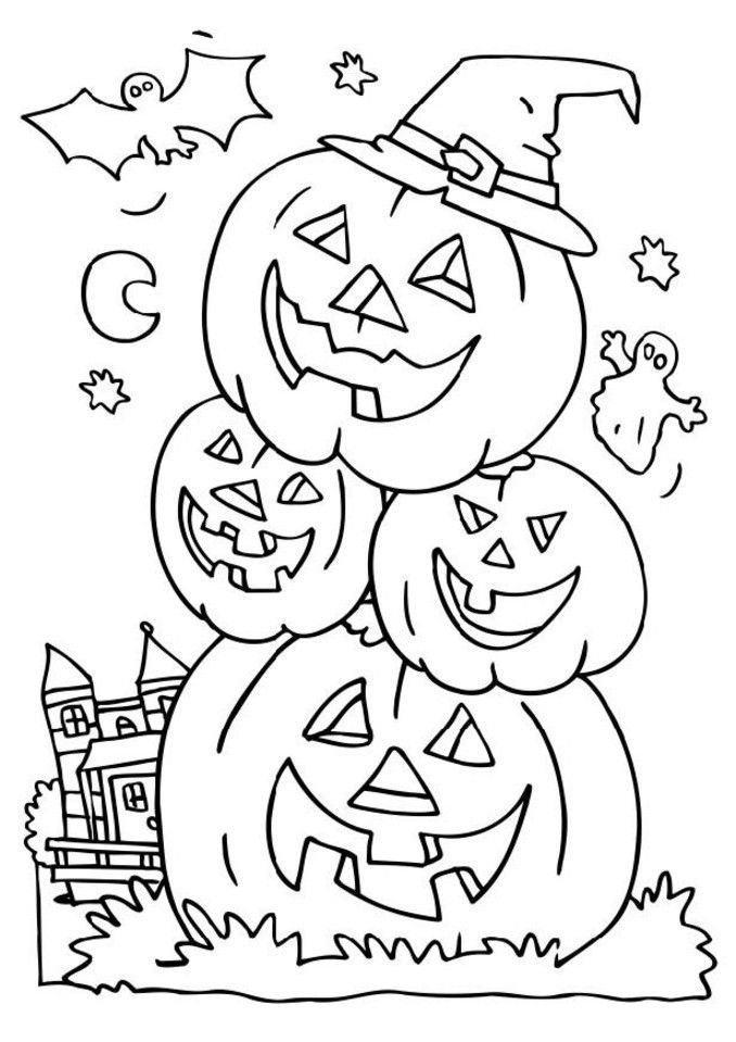 Free Halloween Coloring Pages Free Printable, Download Free Halloween