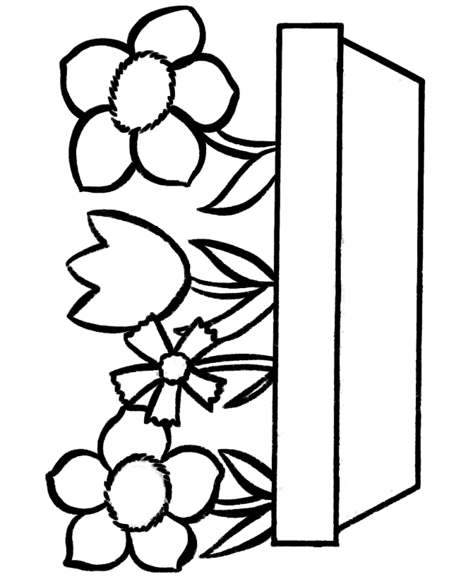 Free Printable Coloring Pages Flower Pot