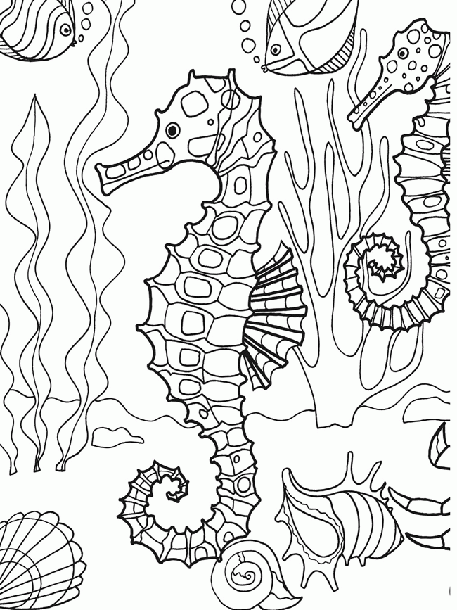 Free Sea Life Coloring Page Download Free Clip Art Free Clip Art On Clipart Library