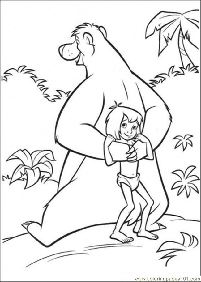 bagheera Colouring Pages