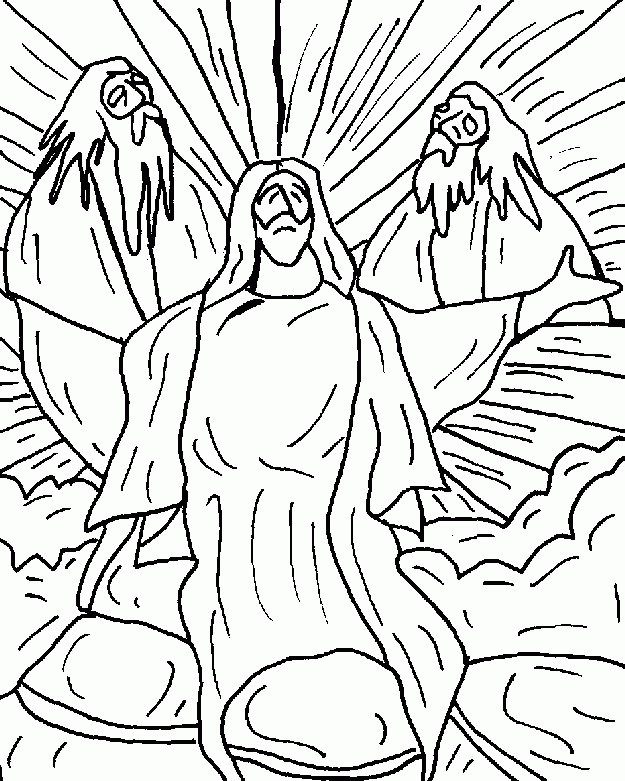 The mount of Transfiguration, Matt. 17: 1 - 13, Mark 9: 2