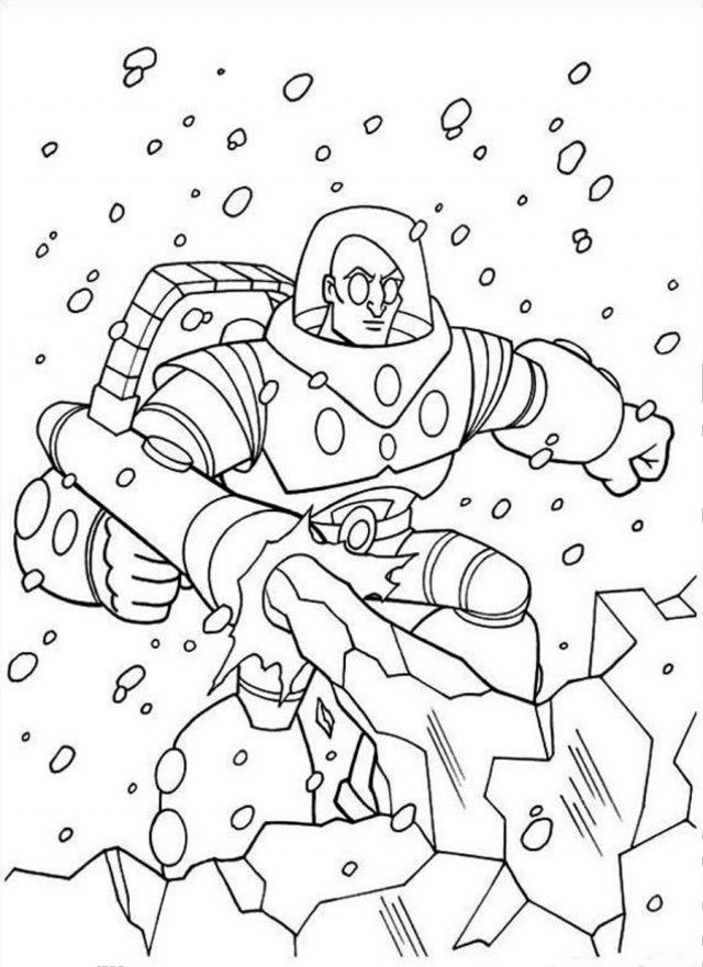 Superfriends Ice Man Coloring Page  Super