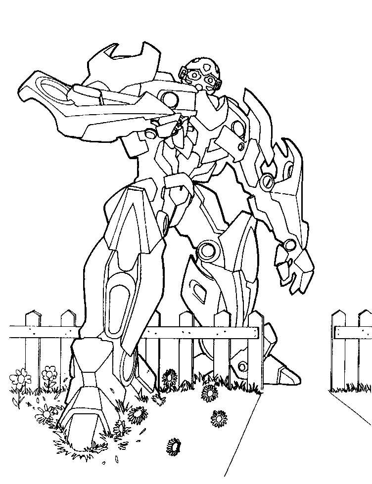 bumblebee coloring pages transformers