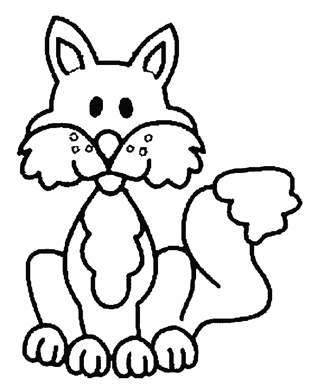 face fox Colouring Pages