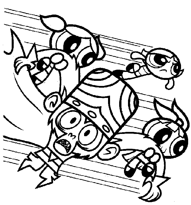 powerpuff girls | Coloring Page for Kids
