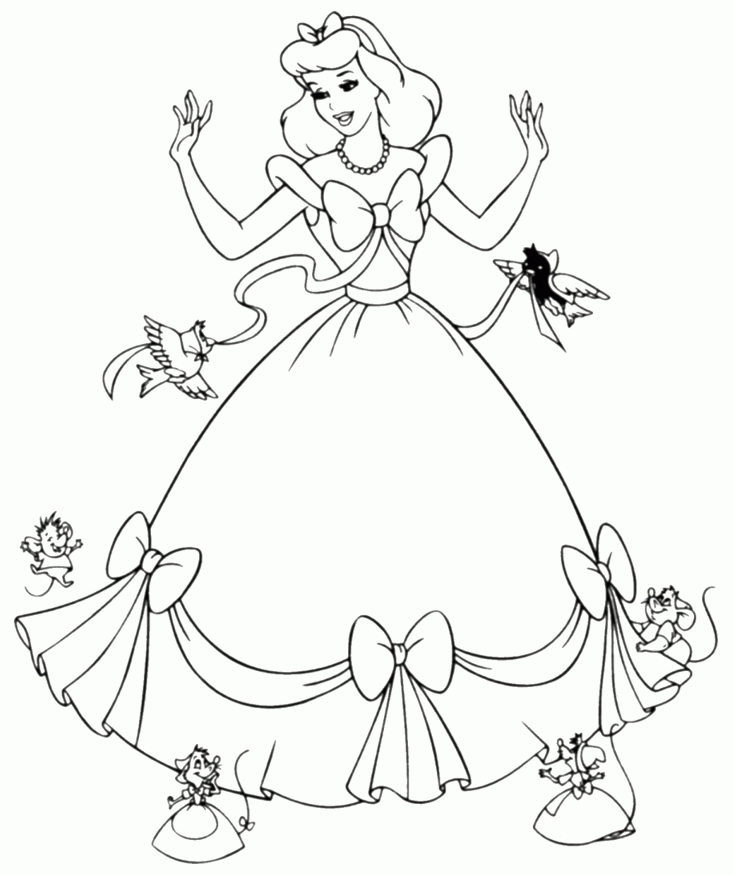 Free Cinderella Coloring Sheets Download Free Clip Art Free