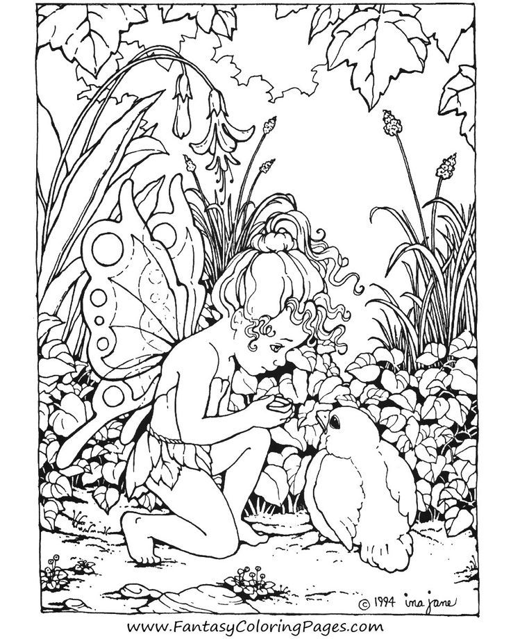 Free Fantasy Coloring Pages, Download Free Clip Art, Free Clip Art on Clipart Library