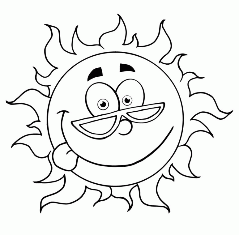 printable summer coloring pages for kindergarten