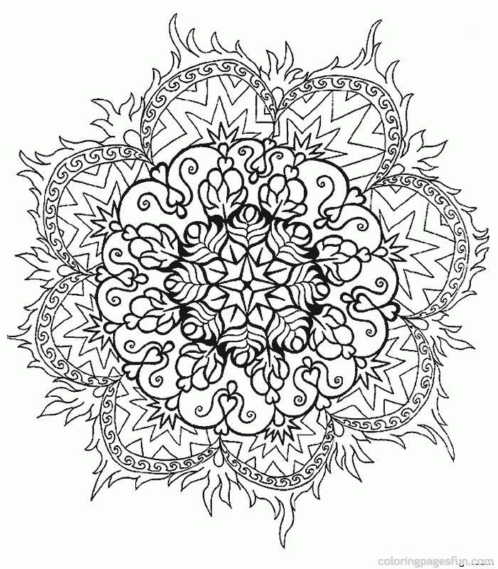 Free Mandala Coloring Pages Complicated, Download Free Mandala Coloring  Pages Complicated png images, Free ClipArts on Clipart Library