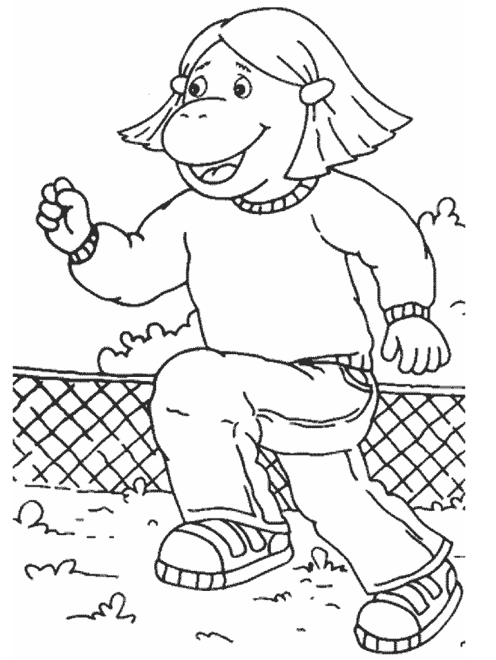 Arthur 19 Cartoons Coloring Pages  Coloring Book