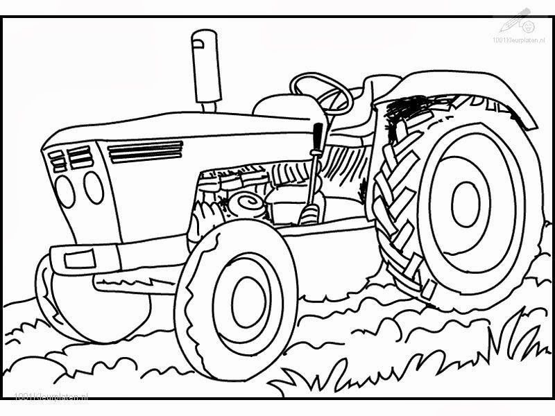 tractor| Coloring Pages for Kids - Free 