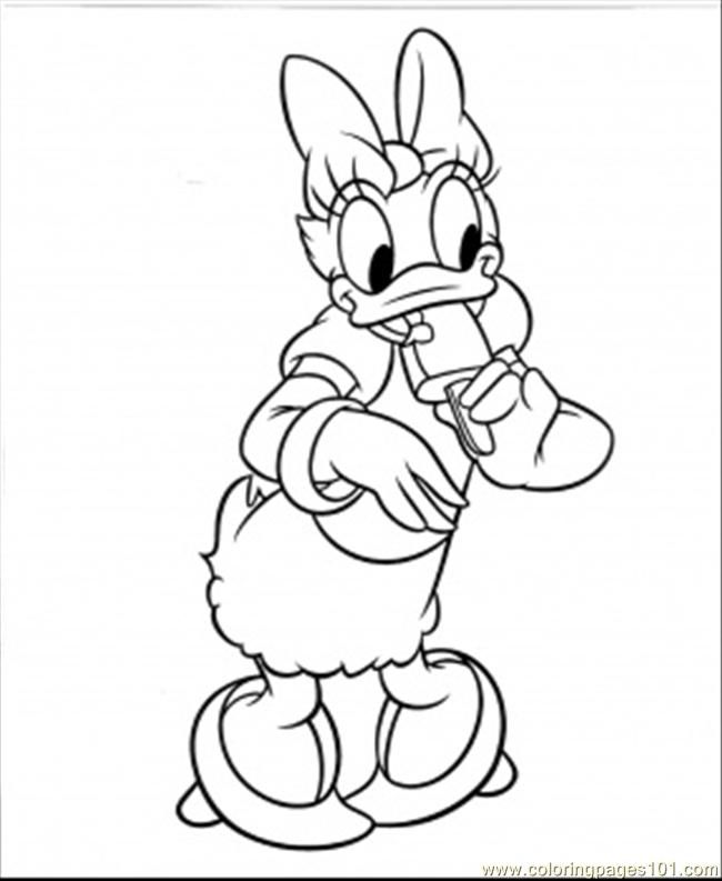 Coloring Pages Donald Ducks Girlfriend | free printable