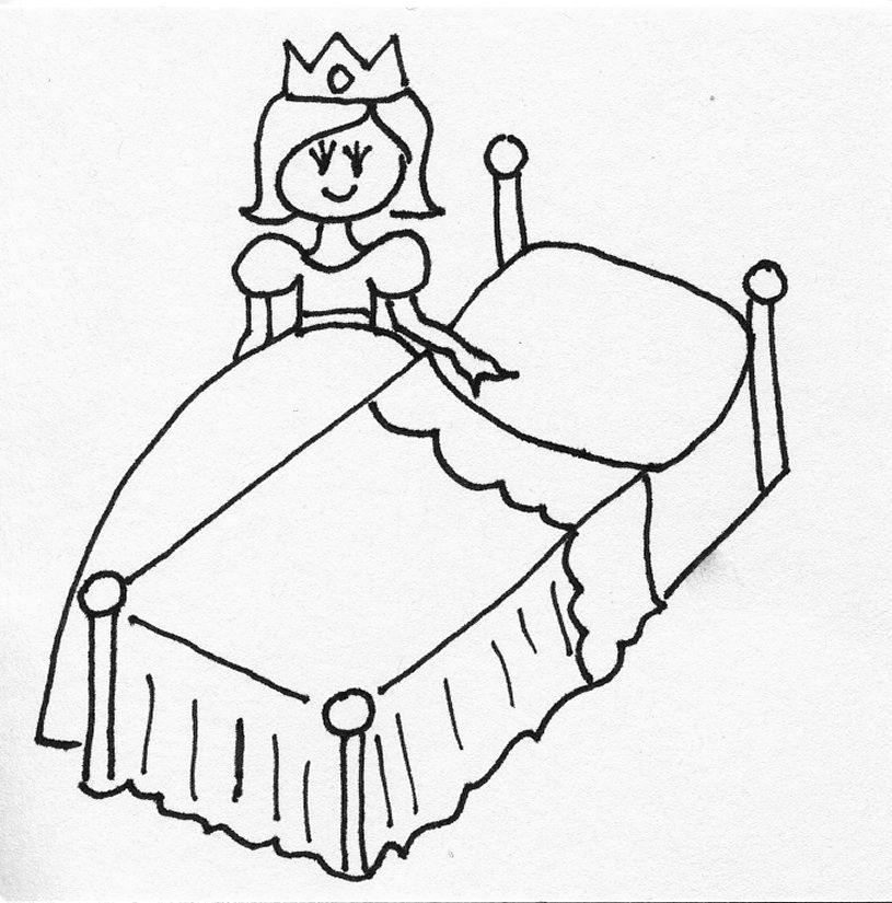making a bed Colouring Pages
