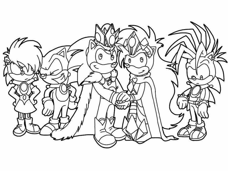 Sonic Coloring Pages To Print 