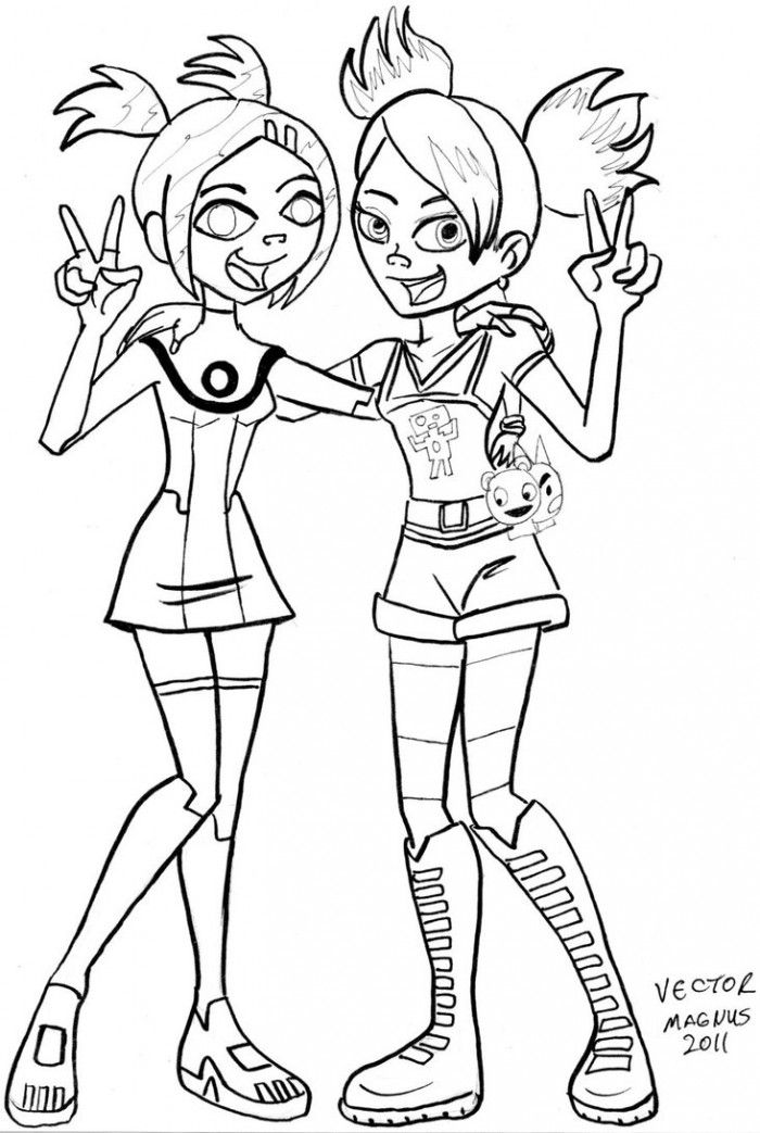 Best Friends | Coloring Page Sheet 