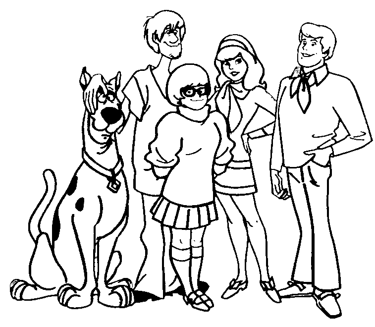Krafty Kidz Center: Scooby Doo coloring pages