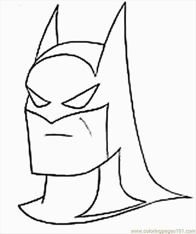 batman cartoon pictures for colouring - Clip Art Library