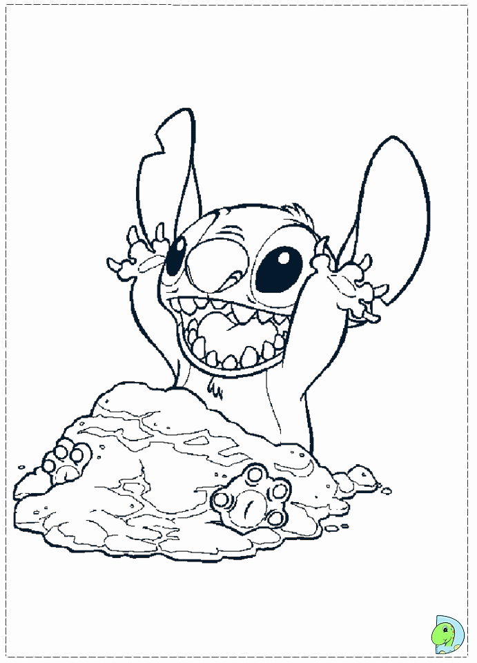 Stitch Christmas Coloring Pages - Micronica68