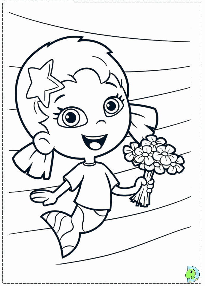 Bubble Guppies Coloring Page