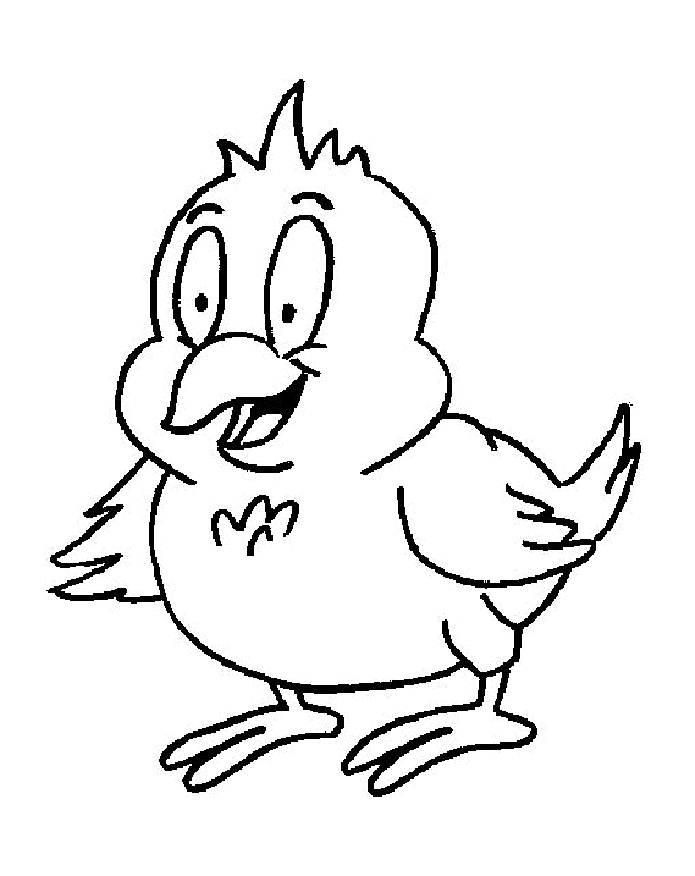 Chicken Coloring Page | Free Printable Coloring Pages