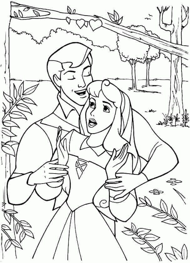 Free Sleeping Beauty Printable Coloring Pages, Download Free Sleeping