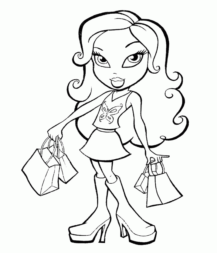Cool Bratz coloring pages � free and printable