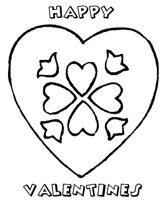 Happy Valentines Day Coloring Page | Free Printable Coloring Pages