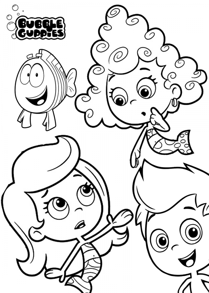 Free Printable Bubble Guppies Banner