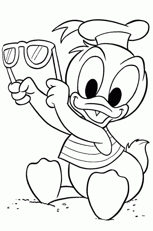 Free Coloring Donald Duck Donald Duck Coloring Pages