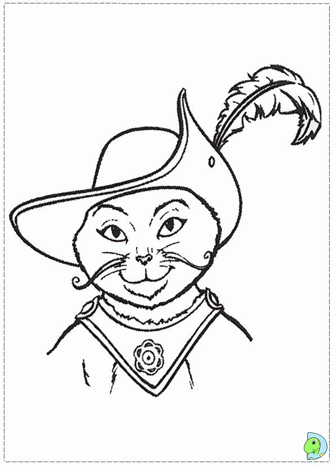 puss in boots pictures Colouring Pages